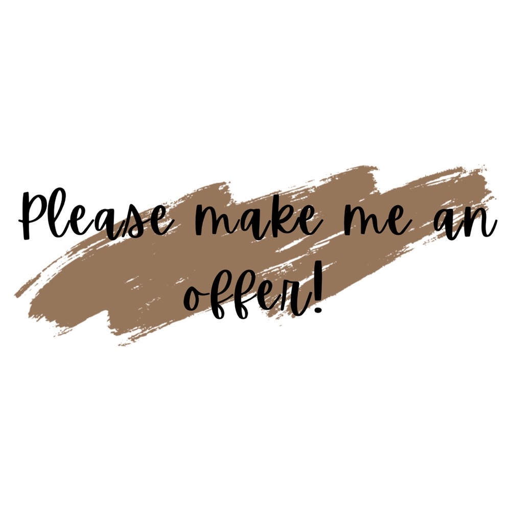I am open to offers!!🤎🤎